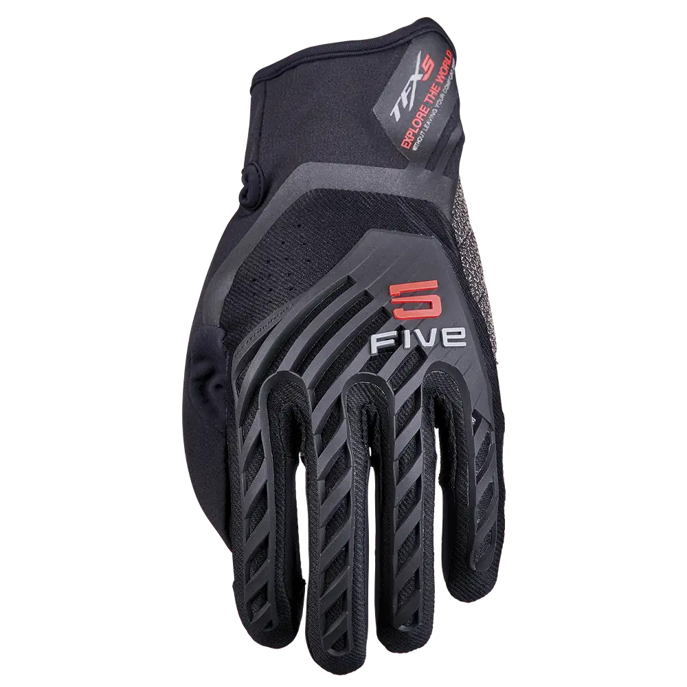 Five TFX5 Black Gloves