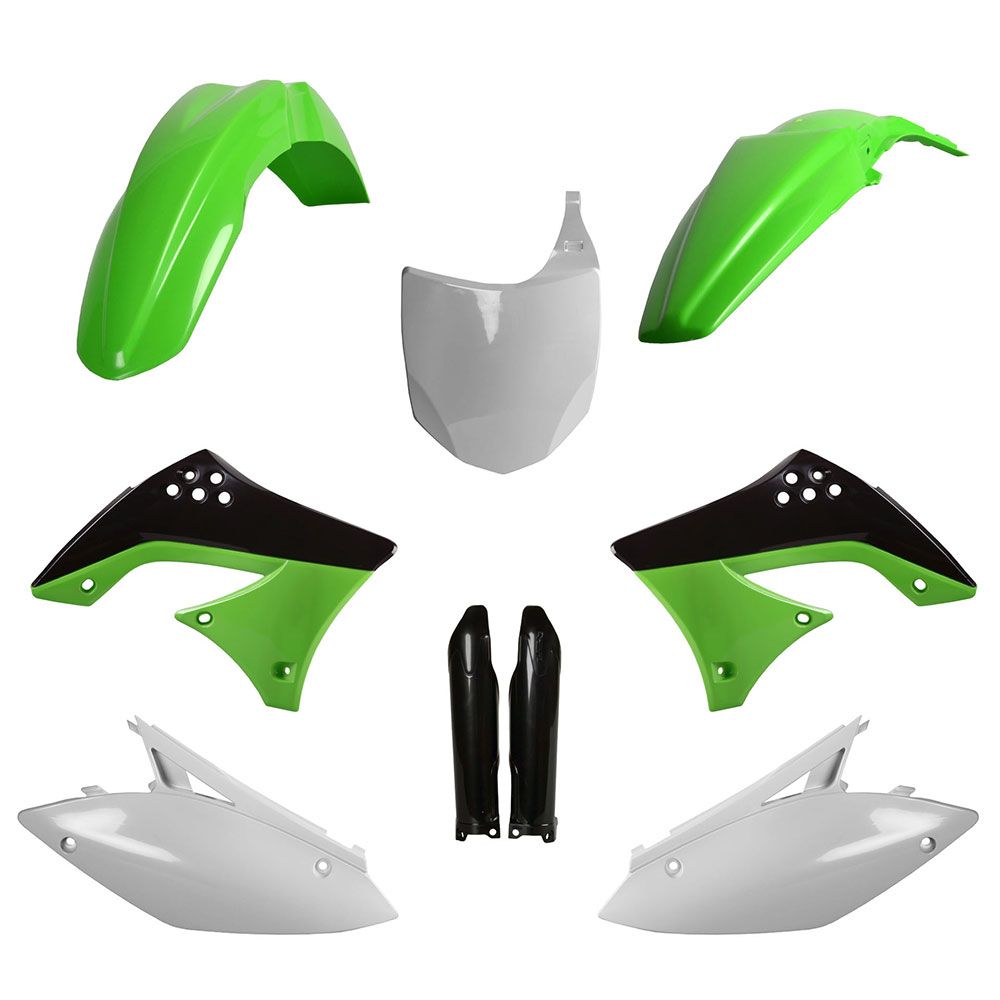 Polisport MX Plastic Kit OEM 2010-2011 Colours for Kawasaki KX450F 09-11