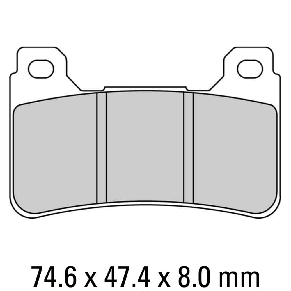 Ferodo FDB2181ST Sinter Grip ST Road Series Sintered Metal Compound Brake Pads