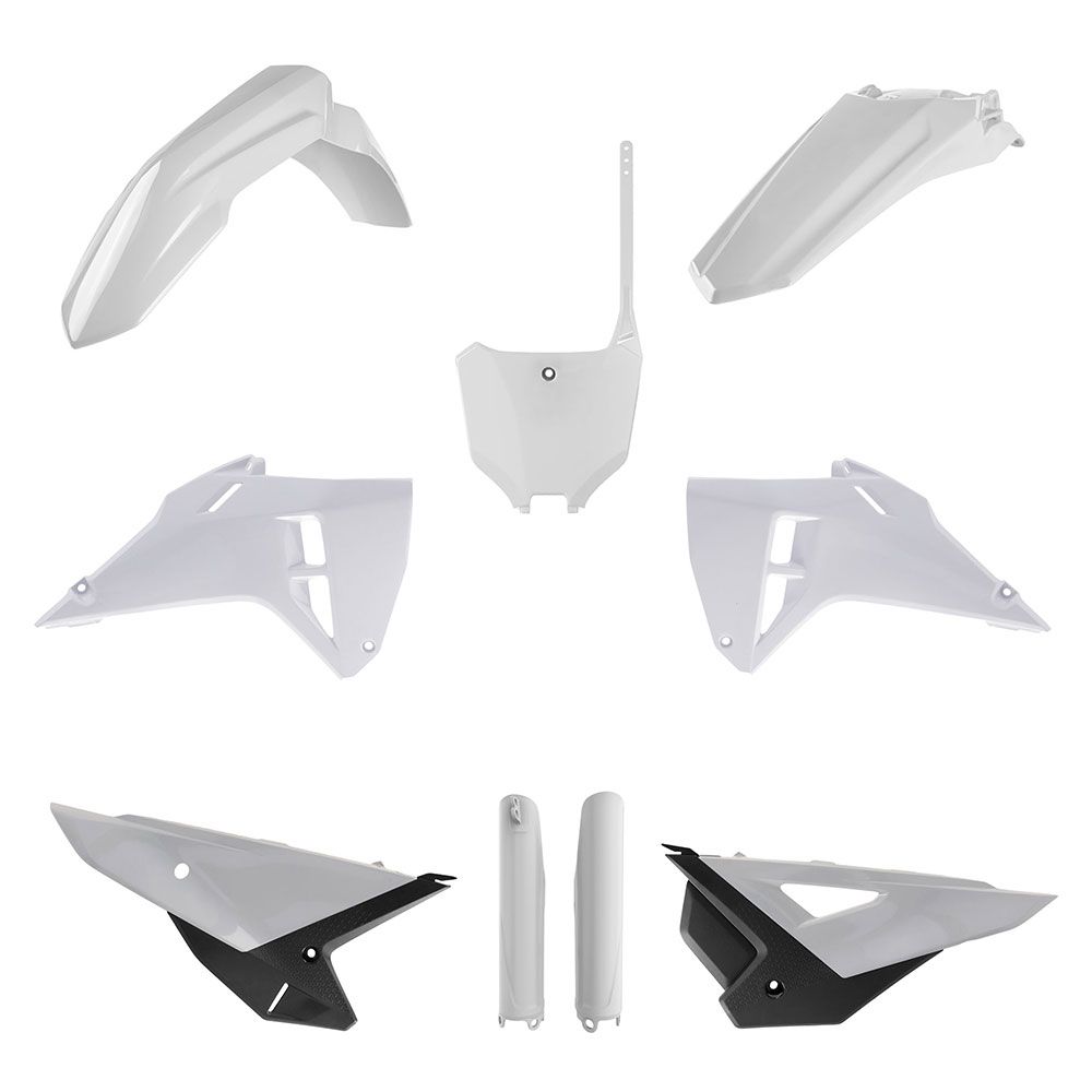 Polisport MX Plastic Kit White for Honda CRF250R/CRF450R 25-Up