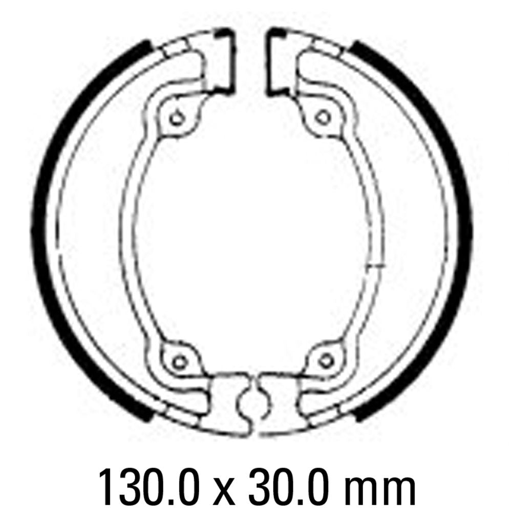 Ferodo FSB709 Organic Compound Brake Shoes