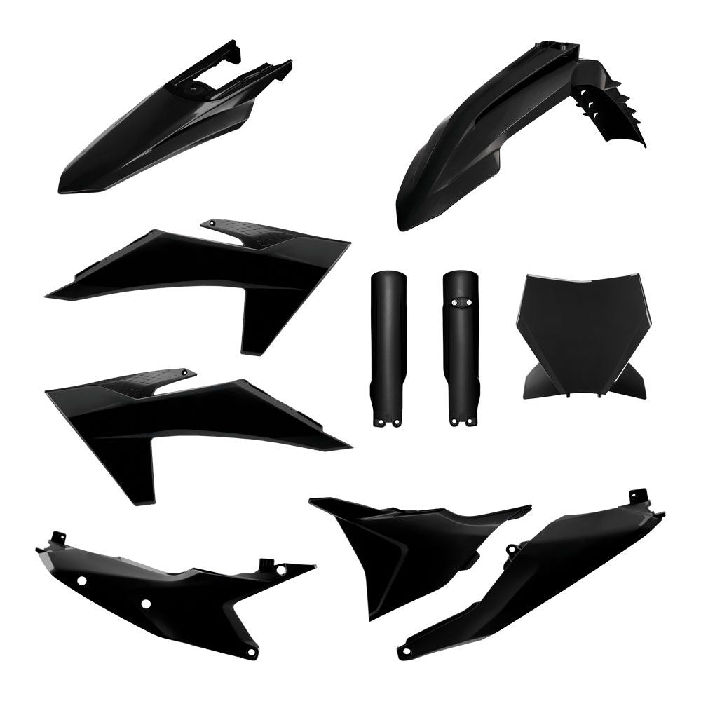 Polisport MX Plastic Kit Black for KTM SX/SX-F/XC/XC-F 23-24
