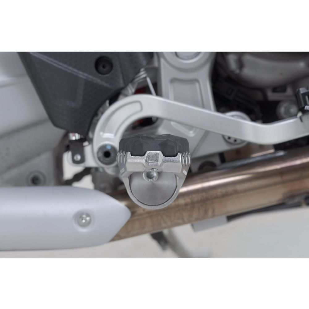 SW-Motech SW-FRS1311210300 EVO Footrest Kit Silver/Black for Aprilia Tuareg 660 Rally 24-Up