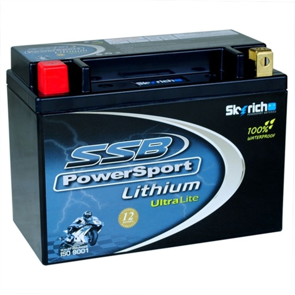 SSB LFP20H-BS PowerSport UltraLite 12V 7Ah/420CCA Lithium Battery