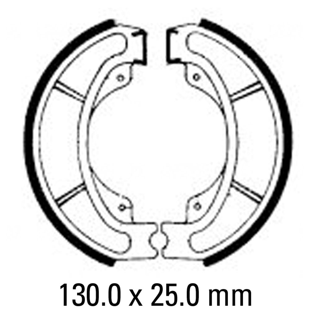 Ferodo FSB748 Organic Compound Brake Shoes