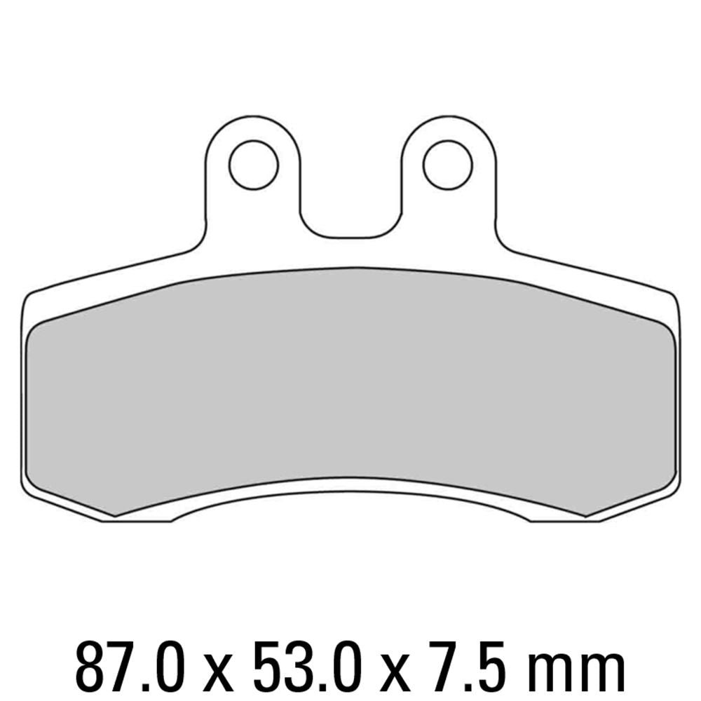 Ferodo FDB782P Platinum Carbon Grip Road Series Organic/Non-Sintered Compound Brake Pads