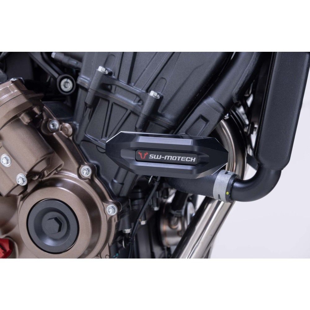 SW-Motech SW-STP0159011200-B Frame Slider Kit Black for Honda CB650R E-Clutch 23-Up