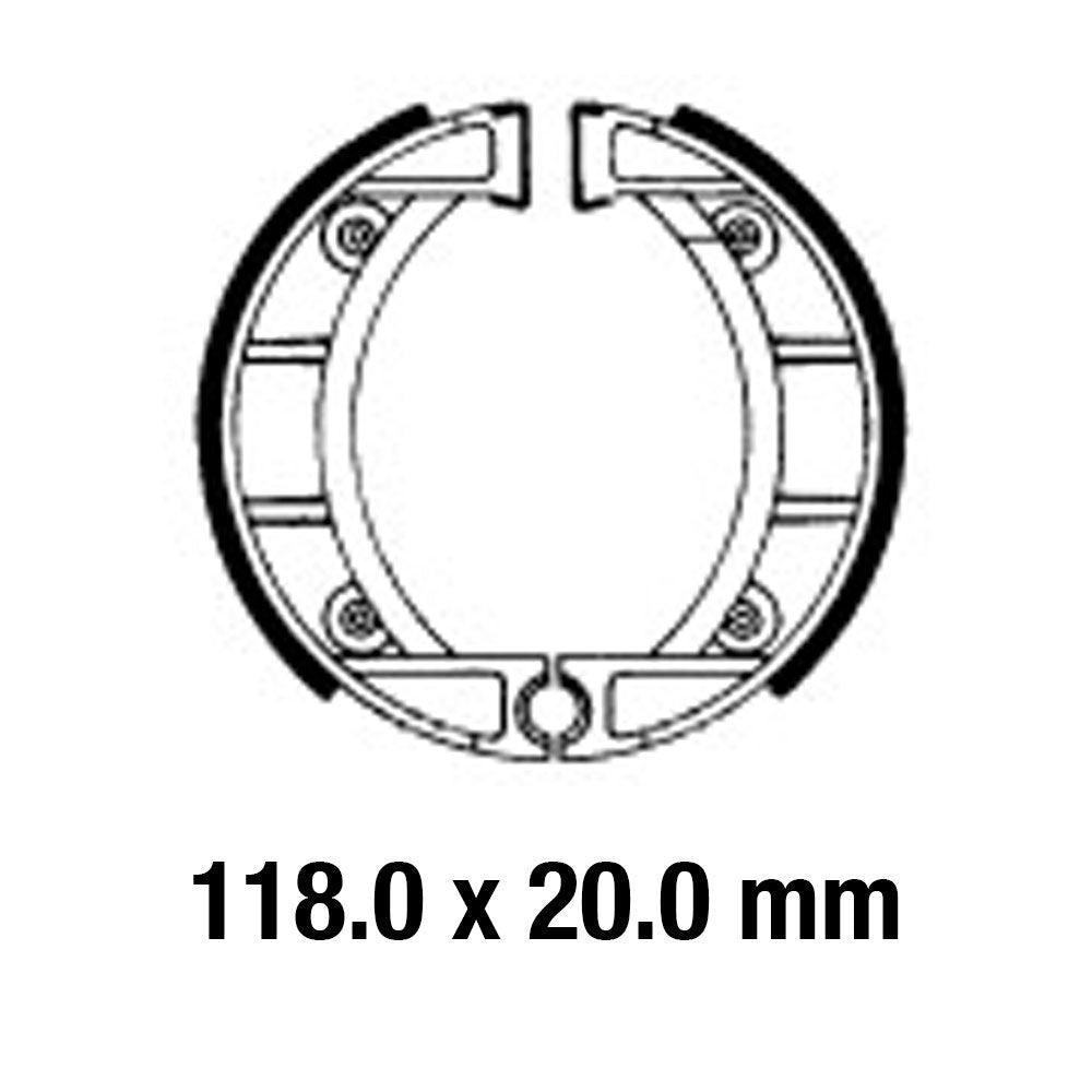Ferodo FSB907 Organic Compound Brake Shoes