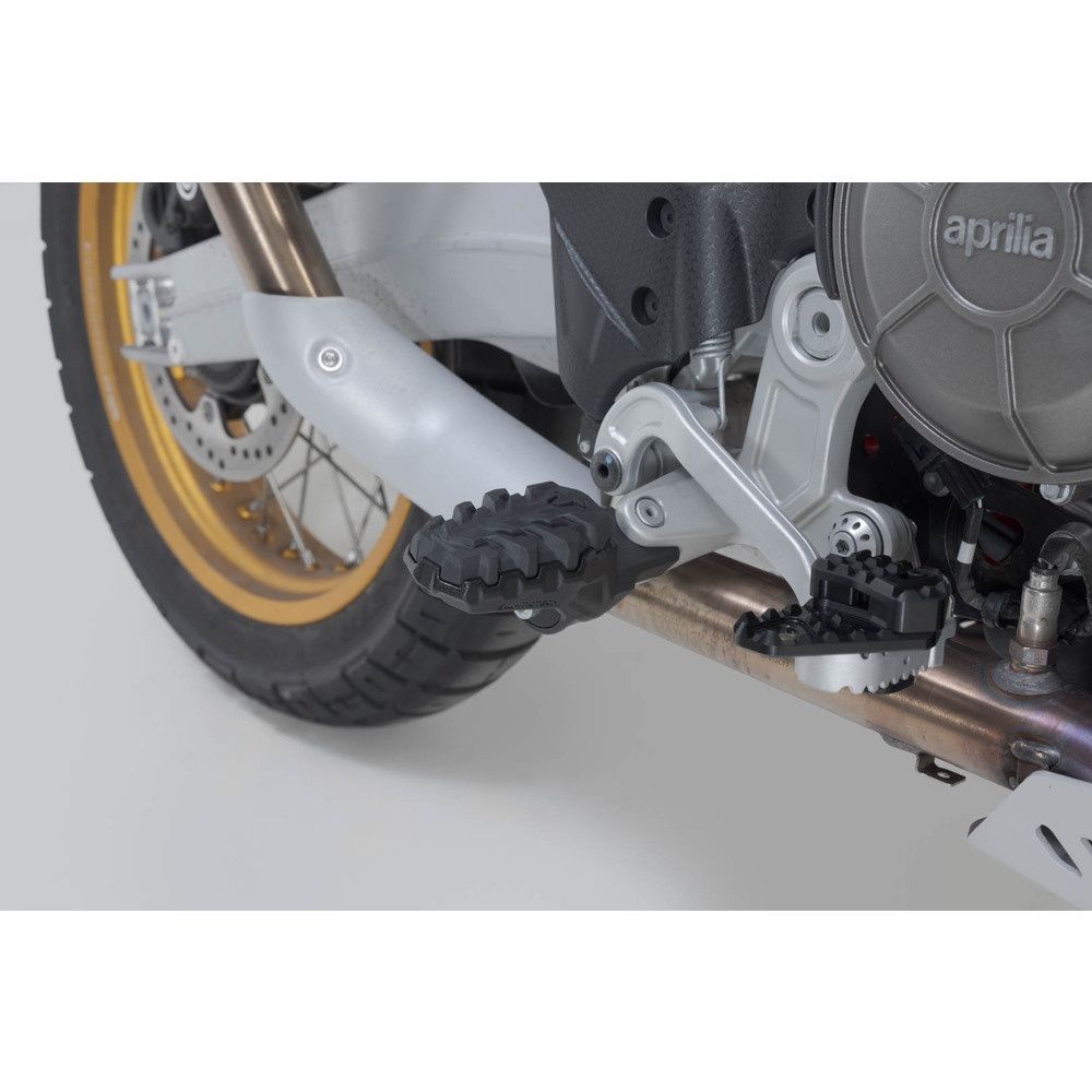 SW-Motech SW-FRS1311210300-B EVO Footrest Kit Black for Aprilia Tuareg 660 Rally 24-Up