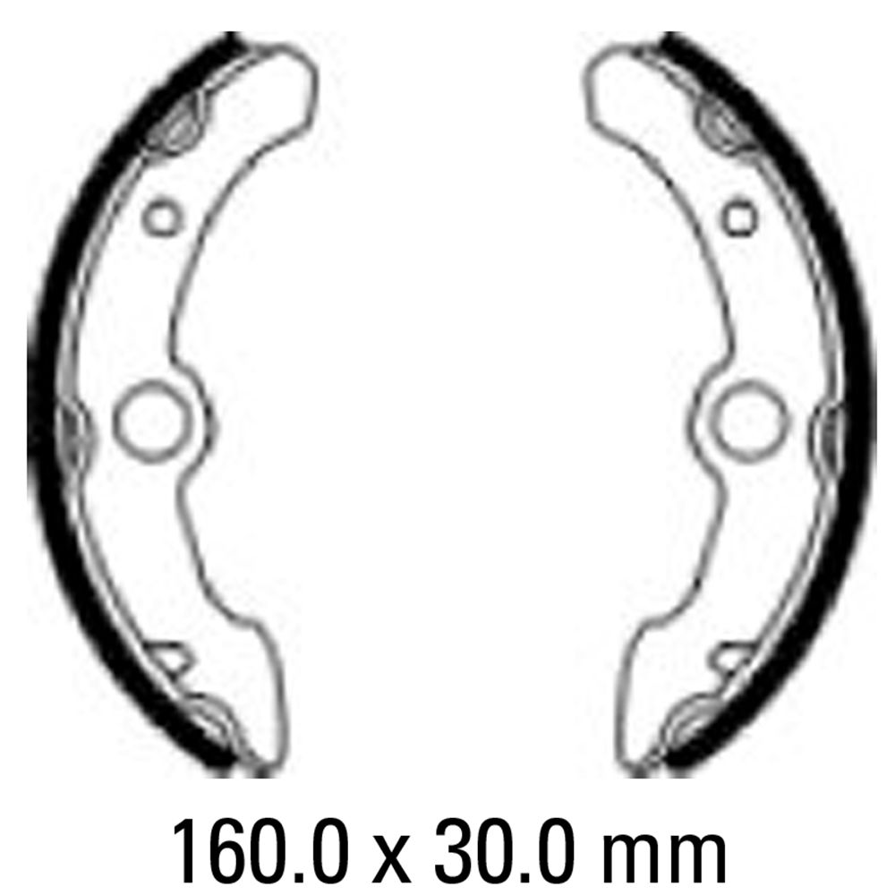 Ferodo FSB928 Organic Compound Brake Shoes