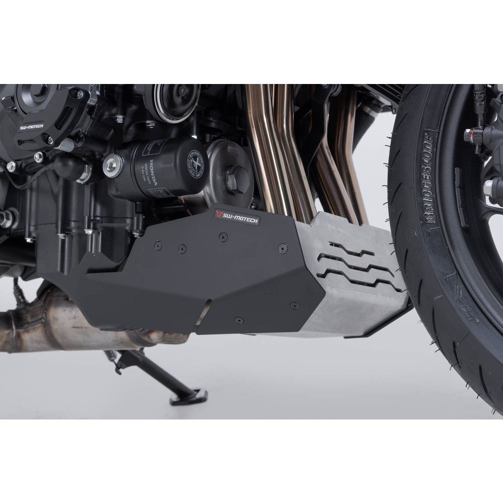 SW-Motech SW-MSS0121110000 Front Spoiler Black/Silver for Honda CB1000 Hornet 24-Up