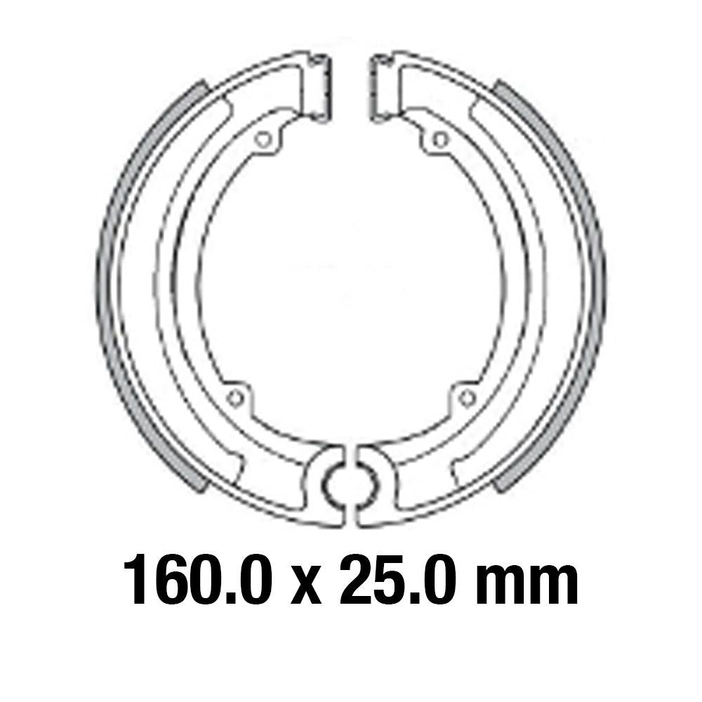 Ferodo FSB978 Organic Compound Brake Shoes