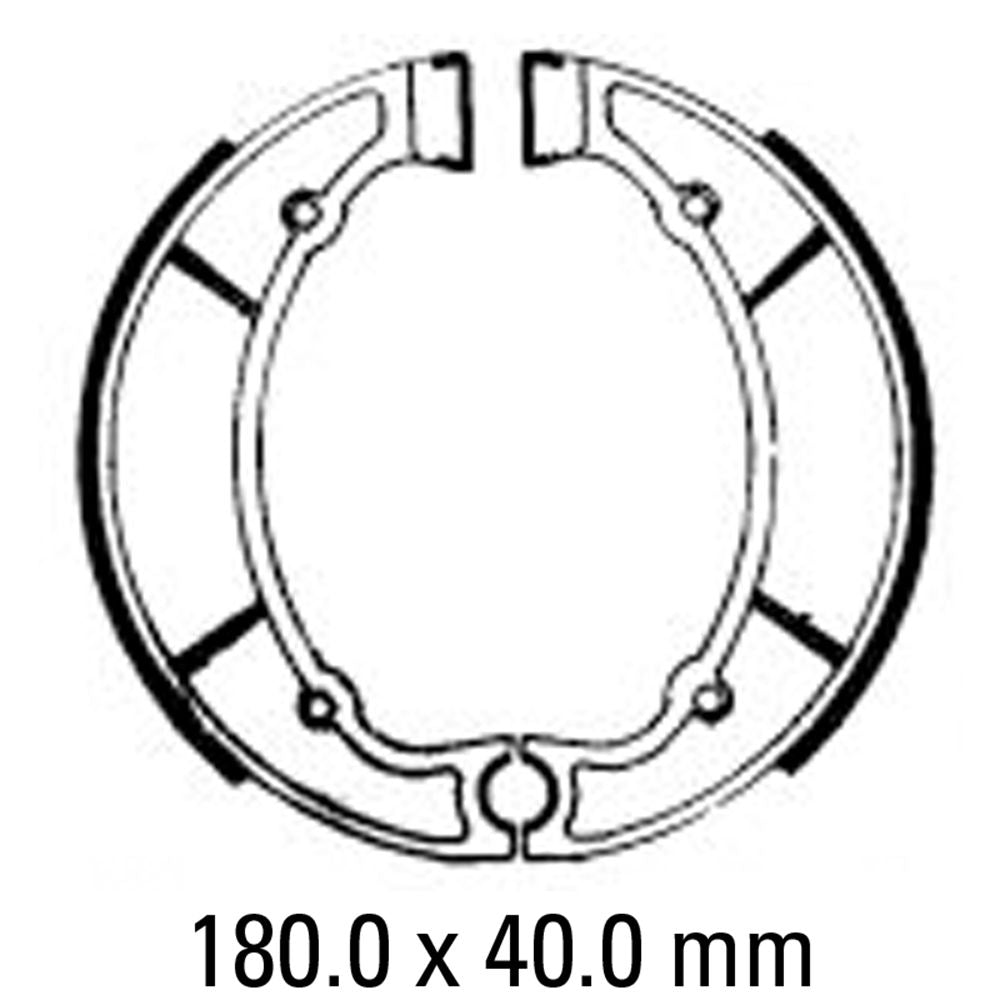 Ferodo FSB769 Organic Compound Brake Shoes