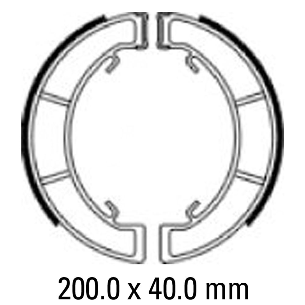 Ferodo FSB921 Organic Compound Brake Shoes