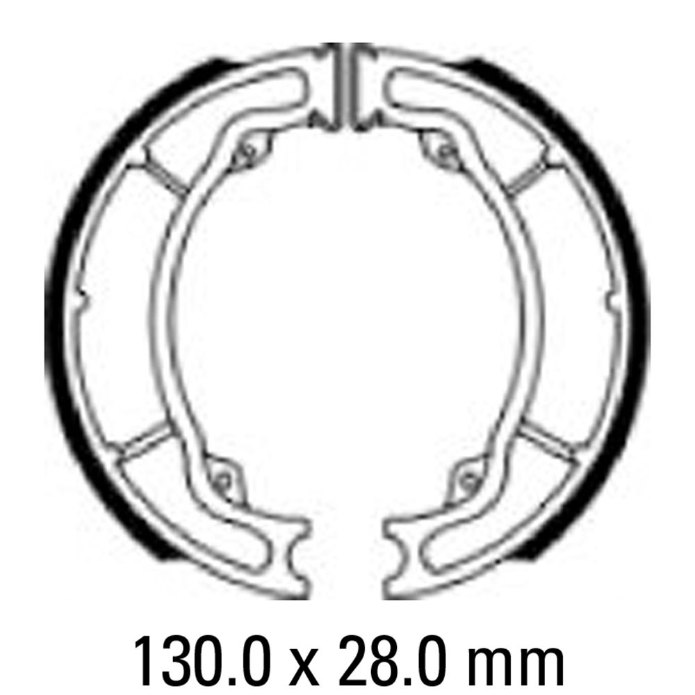 Ferodo FSB960 Organic Compound Brake Shoes