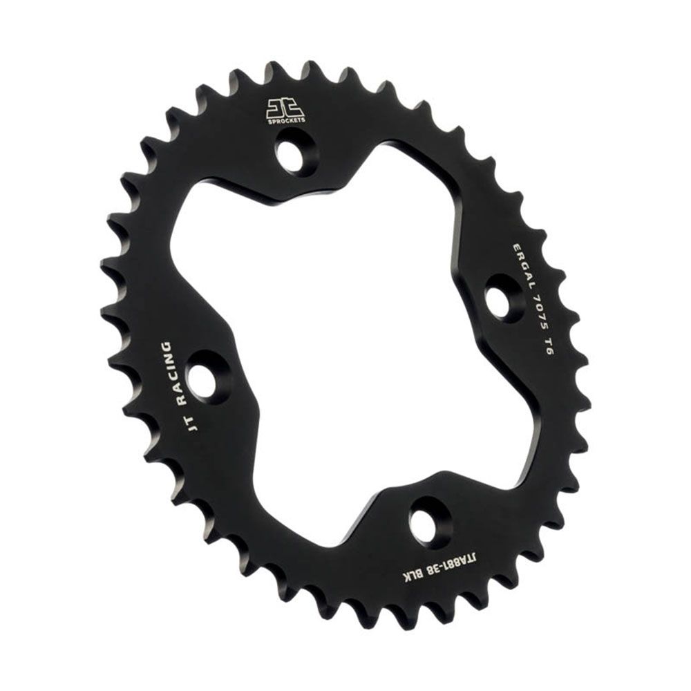JT Sprockets Alloy 38T Rear Sprocket Black (520 Pitch Chain)