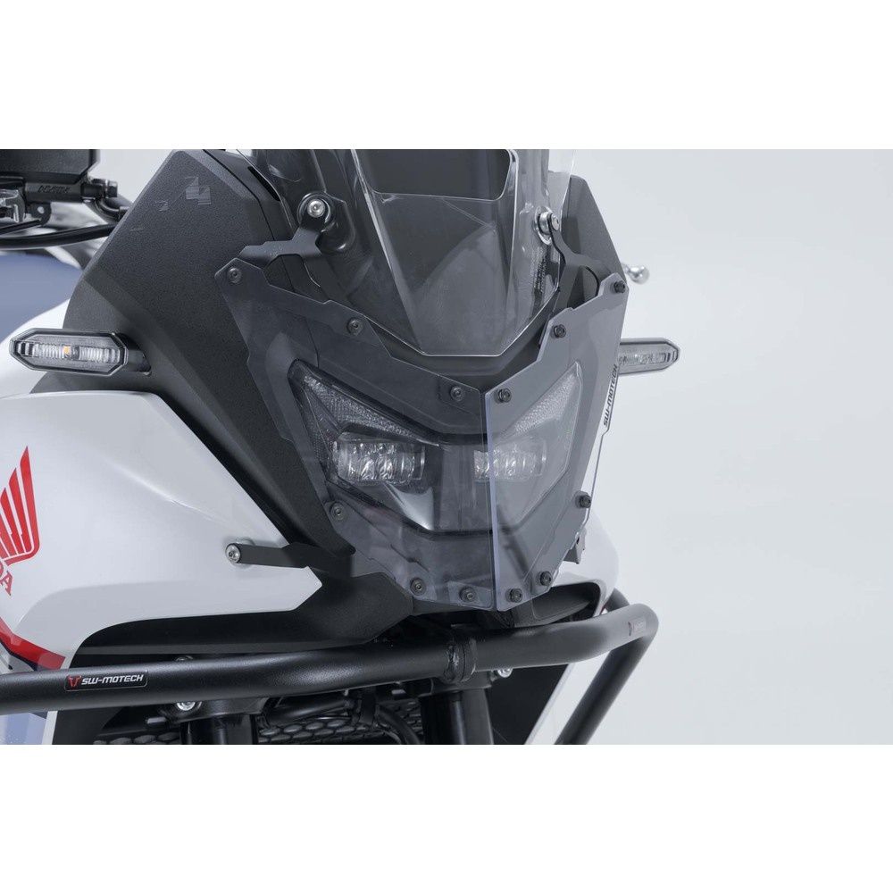 SW-Motech SW-LPS0107010100-B Headlight Guard Black w/Bracket & Cover for Honda XL750 Transalp 24-Up