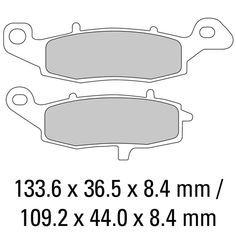 Ferodo FDB2048ST Sinter Grip ST Road Series Sintered Metal Compound Brake Pads