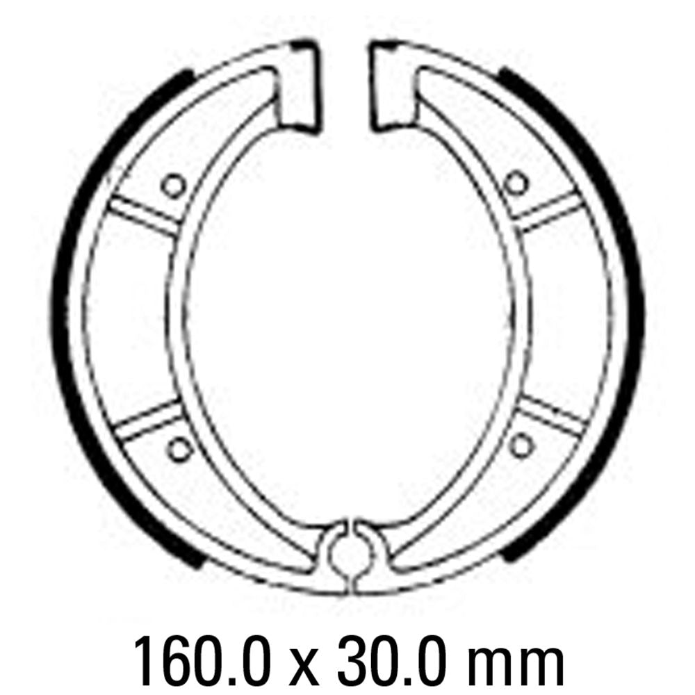 Ferodo FSB812 Organic Compound Brake Shoes