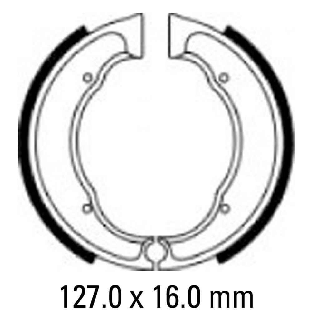 Ferodo FSB917 Organic Compound Brake Shoes