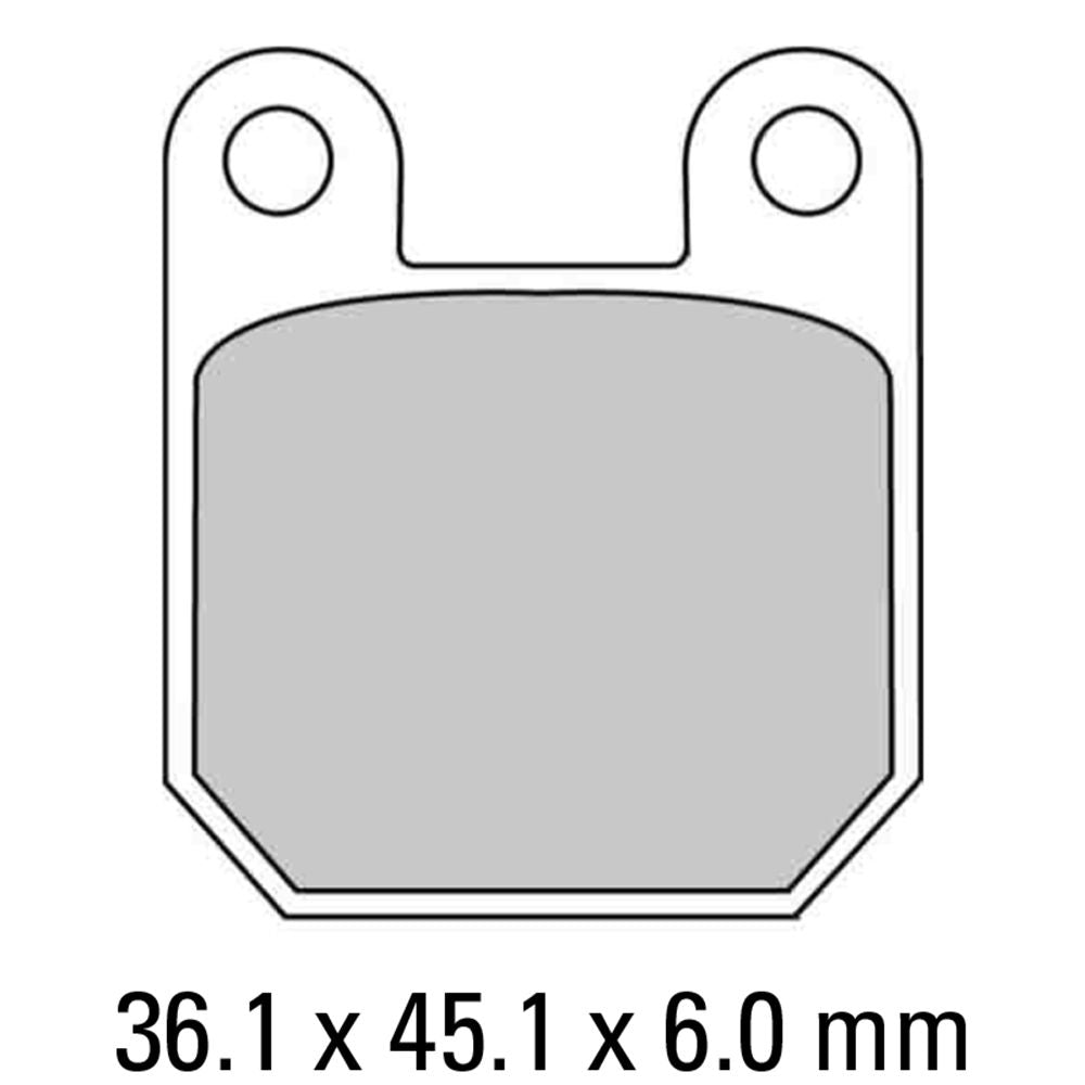 Ferodo FRP405SG Sinter Grip SG Off-Road Series Sintered Metal Compound Brake Pads