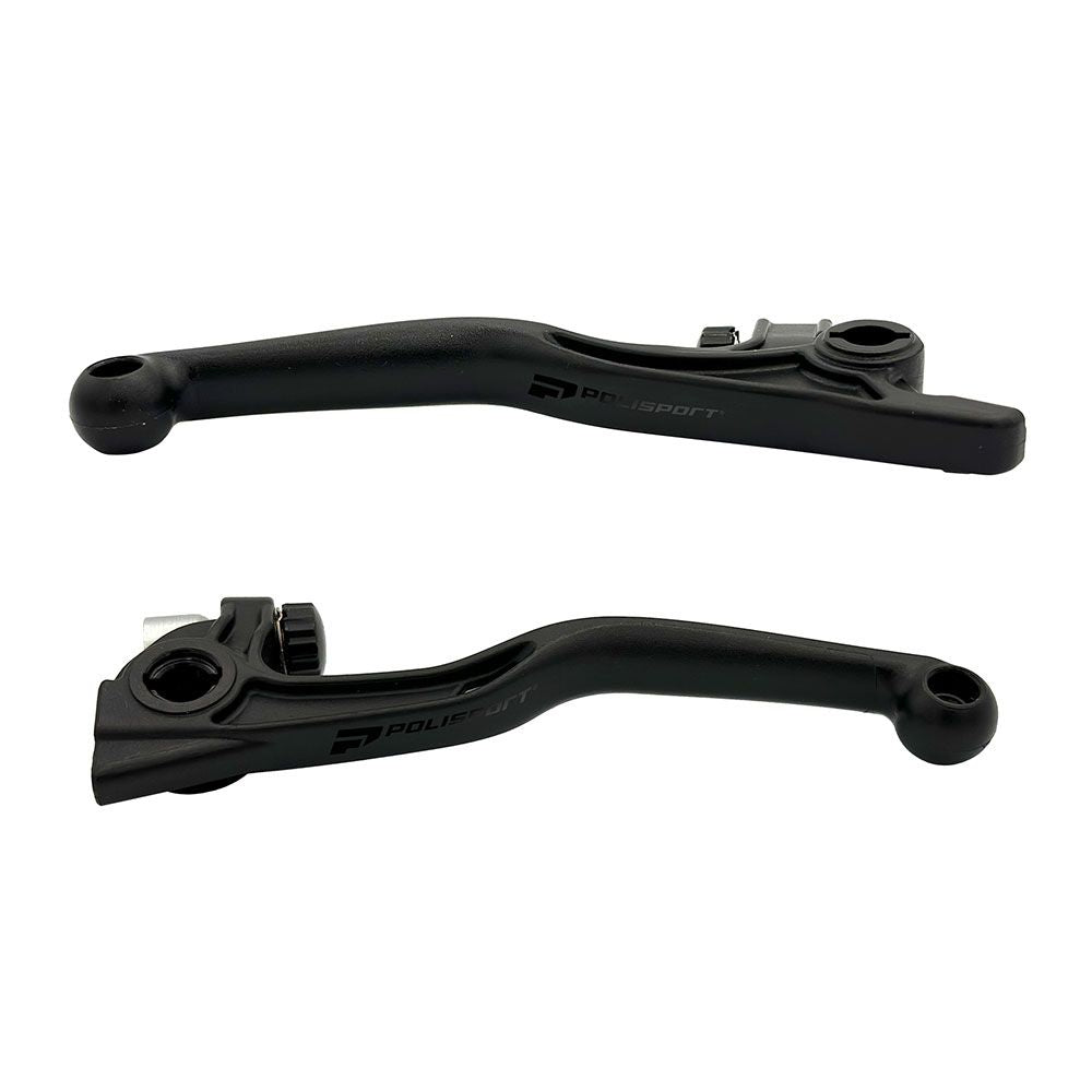 Polisport APT Lever Kit Black for KTM SX/SX-F/XC/XC-F/EXC/EXC-F/XC-W/XCF-W 14-Up/Husqvarna TC/FC/TX/FX 22-Up/TE/FE 14-16 & 25-Up/Gas Gas MC/MC-F/EX/EX-F 21-23/Sherco SE-R/SEF-R 15-Up/Triumph TF-X/TF-E 24-Up