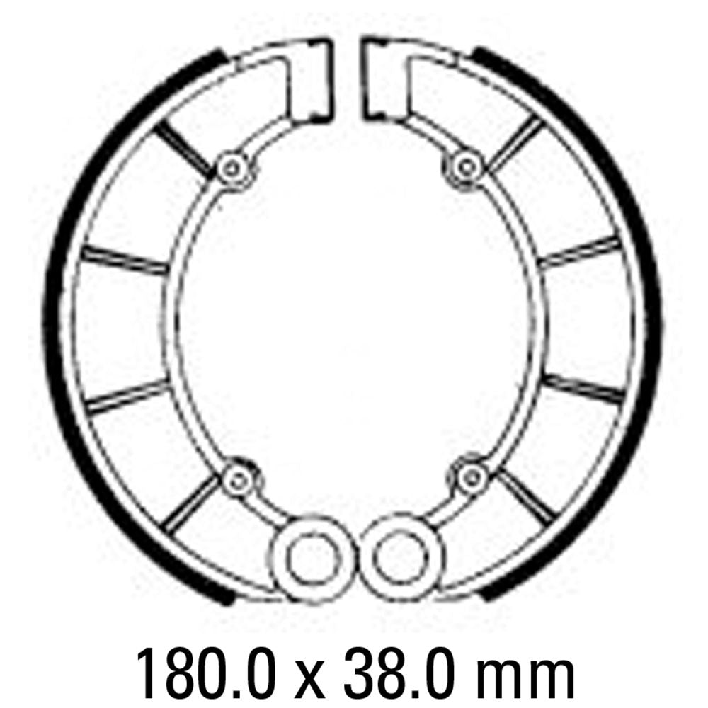 Ferodo FSB710 Organic Compound Brake Shoes
