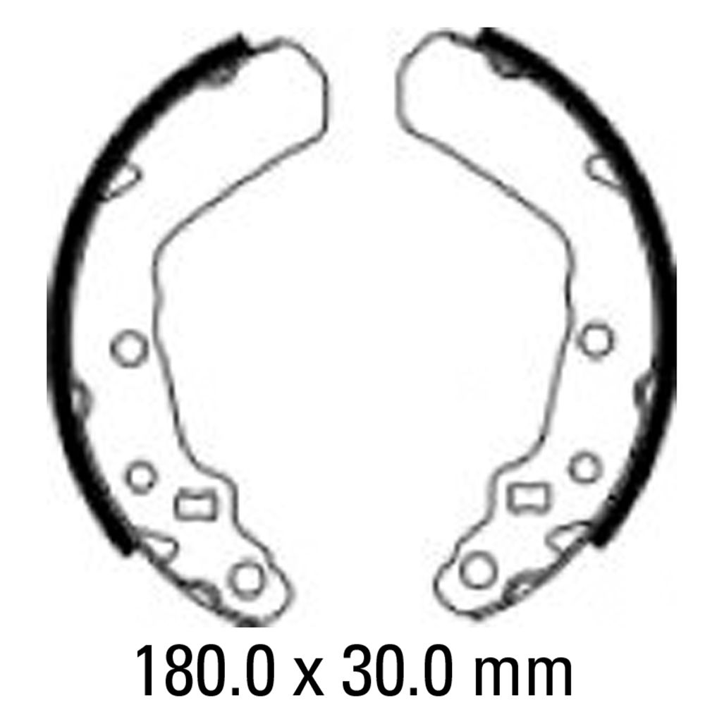 Ferodo FSB929 Organic Compound Brake Shoes