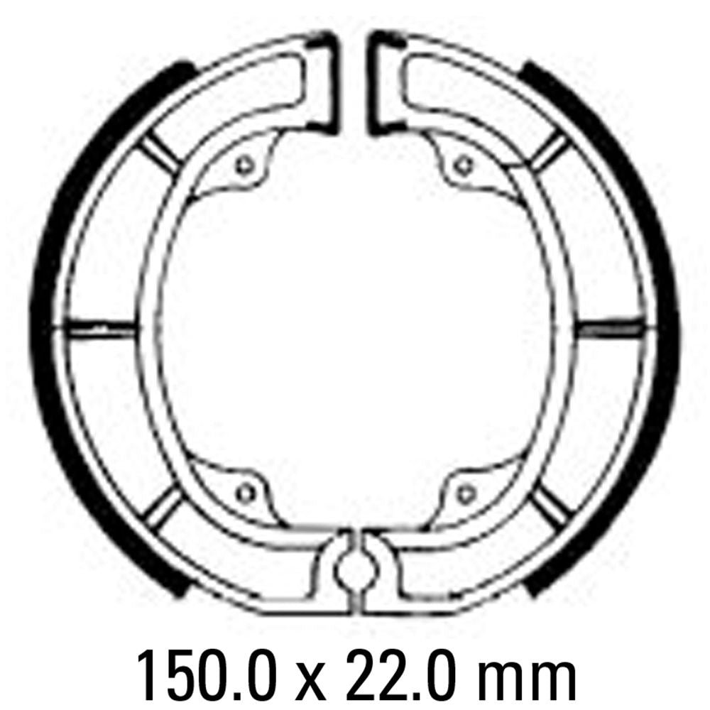Ferodo FSB779 Organic Compound Brake Shoes