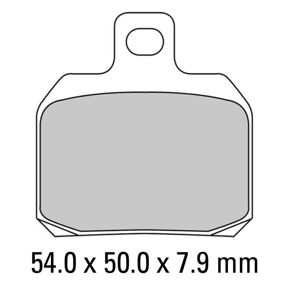 Ferodo FDB2074ST Sinter Grip ST Road Series Sintered Metal Compound Brake Pads