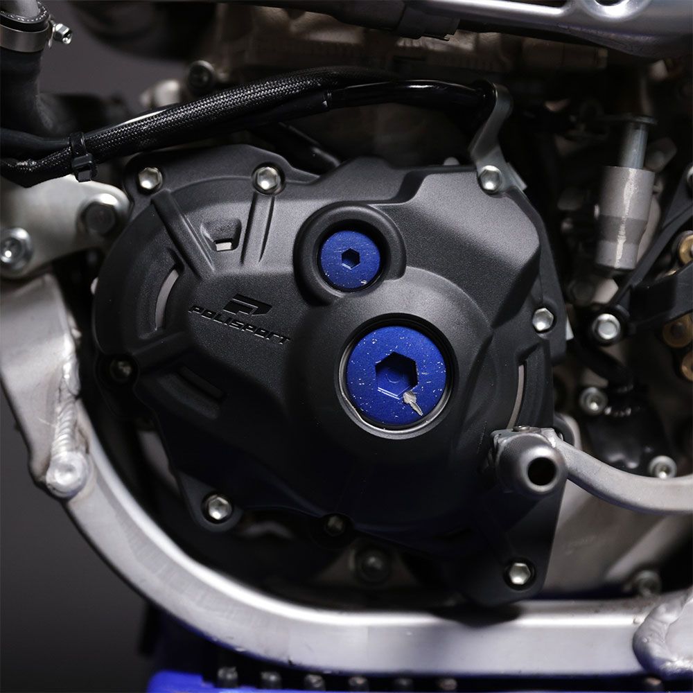 Polisport Extreme Engine Protection Kit Black for Yamaha YZ450F/YZ 450FX 23-Up/WR450F 24-Up