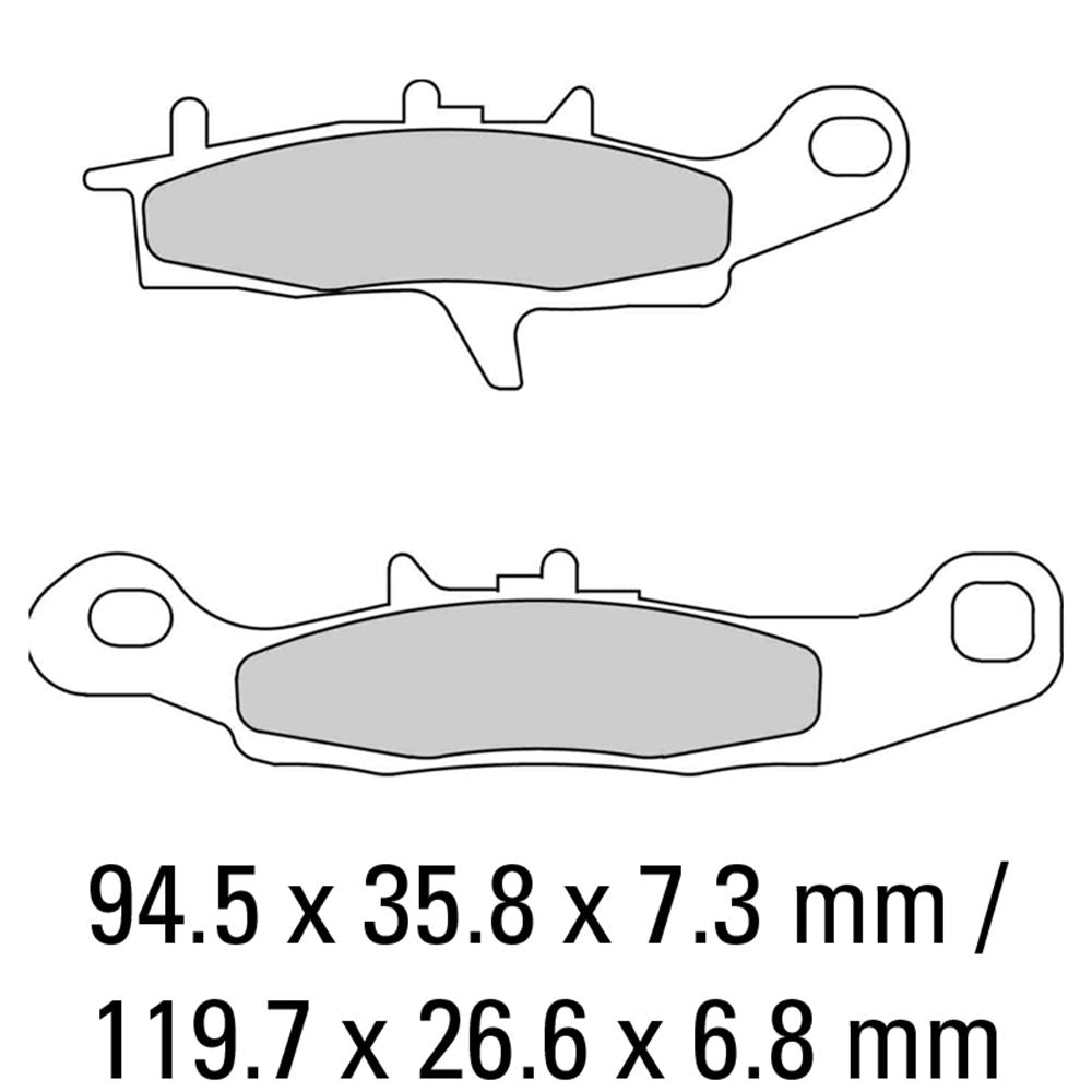 Ferodo FDB2188SG Sinter Grip SG Off-Road Series Sintered Metal Compound Brake Pads