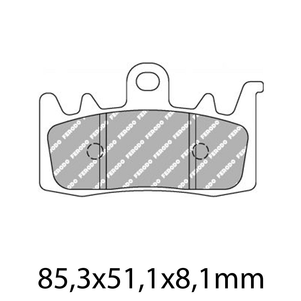 Ferodo FDB2265ST Sinter Grip ST Road Series Sintered Metal Compound Brake Pads
