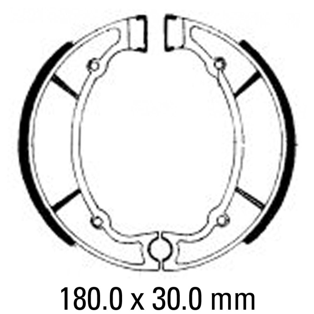 Ferodo FSB735 Organic Compound Brake Shoes