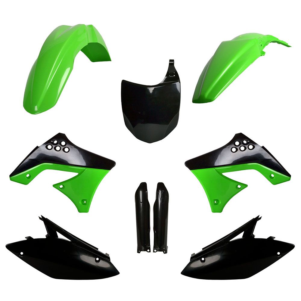 Polisport MX Plastic Kit OEM 2009 Colours for Kawasaki KX250F 09-12