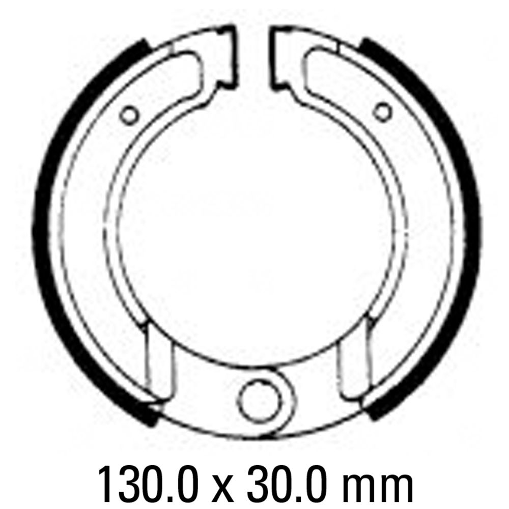 Ferodo FSB814 Organic Compound Brake Shoes