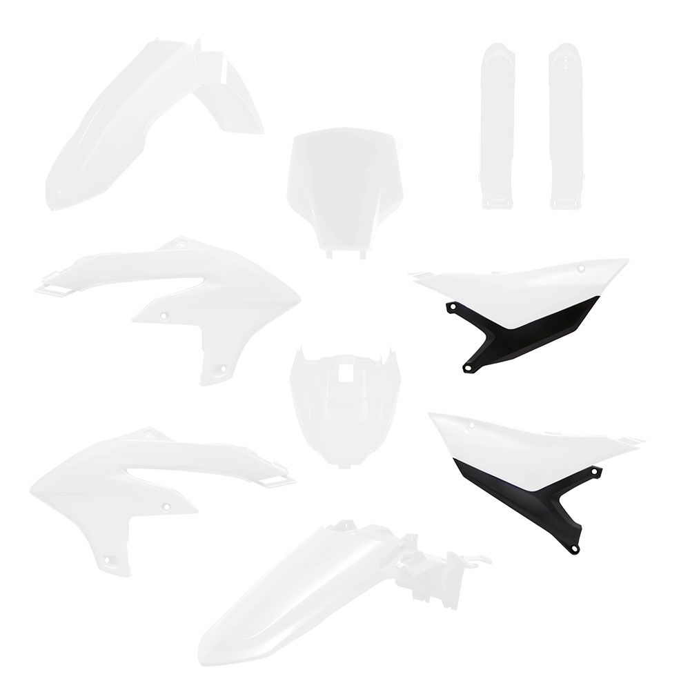 Polisport MX Plastic Kit White for Yamaha YZ450F 2026