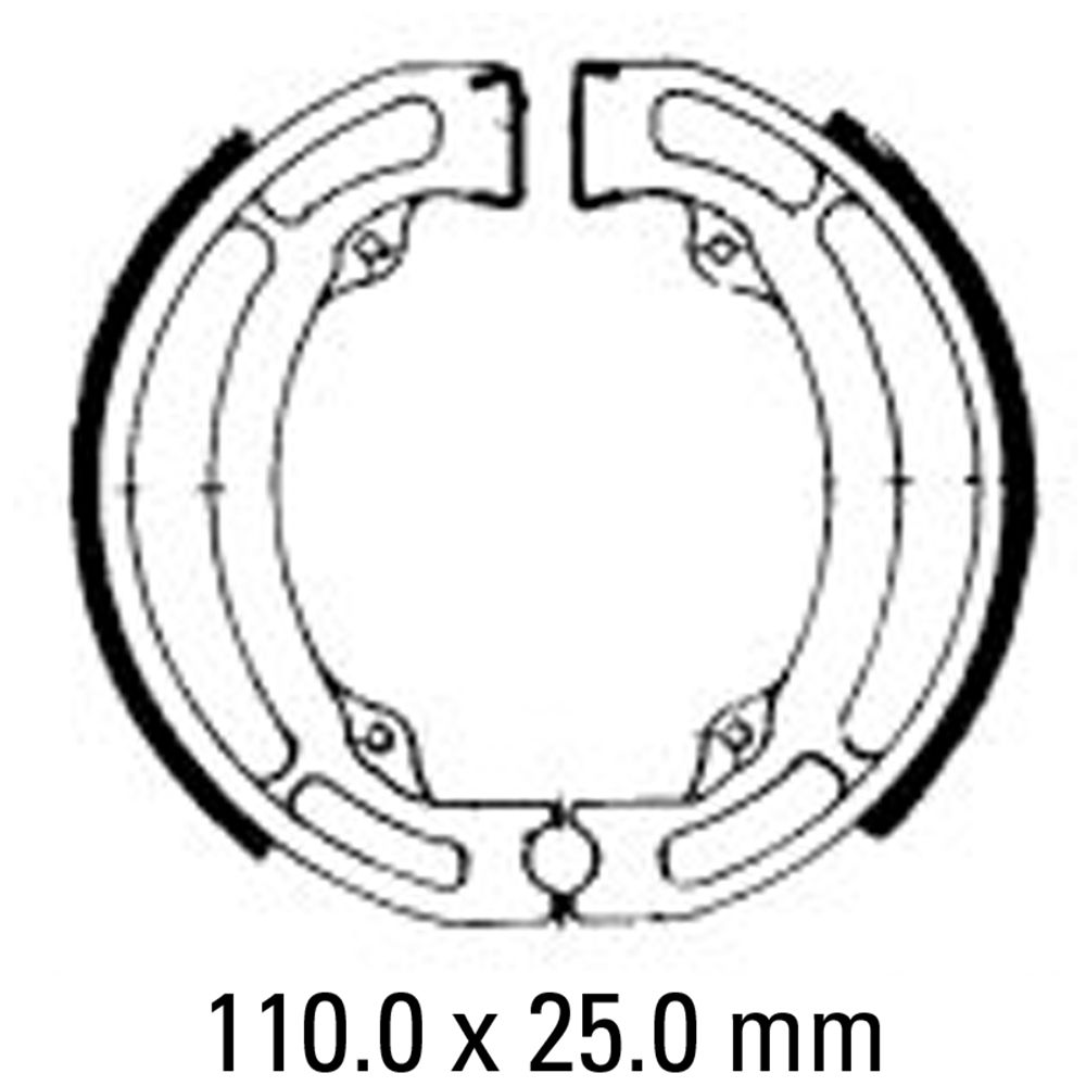 Ferodo FSB723 Organic Compound Brake Shoes