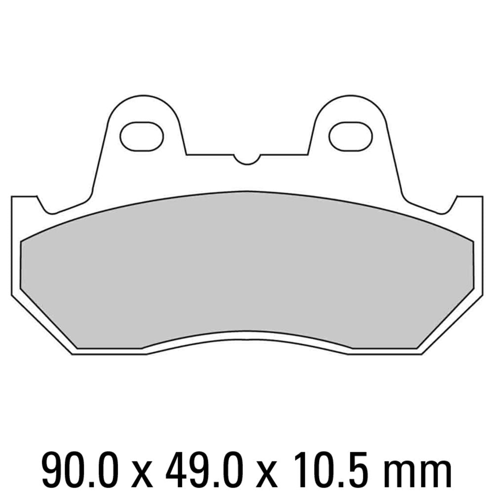 Ferodo FDB244ST Sinter Grip ST Road Series Sintered Metal Compound Brake Pads