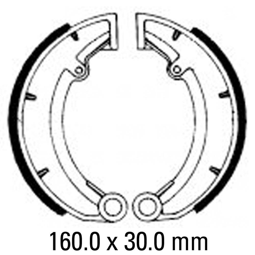Ferodo FSB823 Organic Compound Brake Shoes