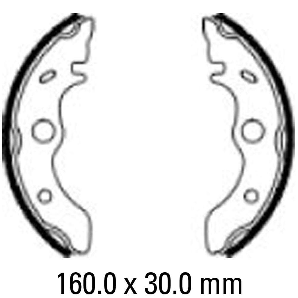 Ferodo FSB932 Organic Compound Brake Shoes
