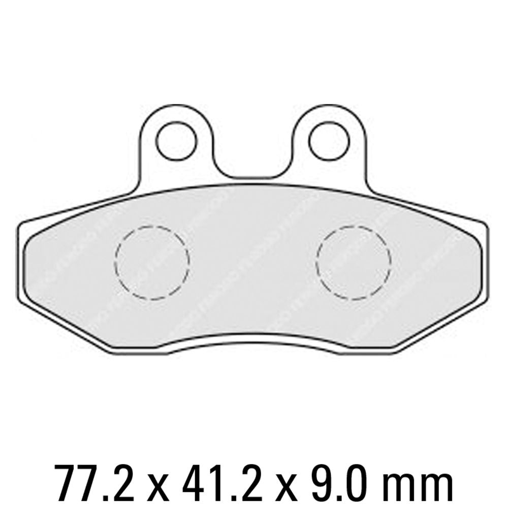 Ferodo FDB2224P Platinum Carbon Grip Road Series Organic/Non-Sintered Compound Brake Pads