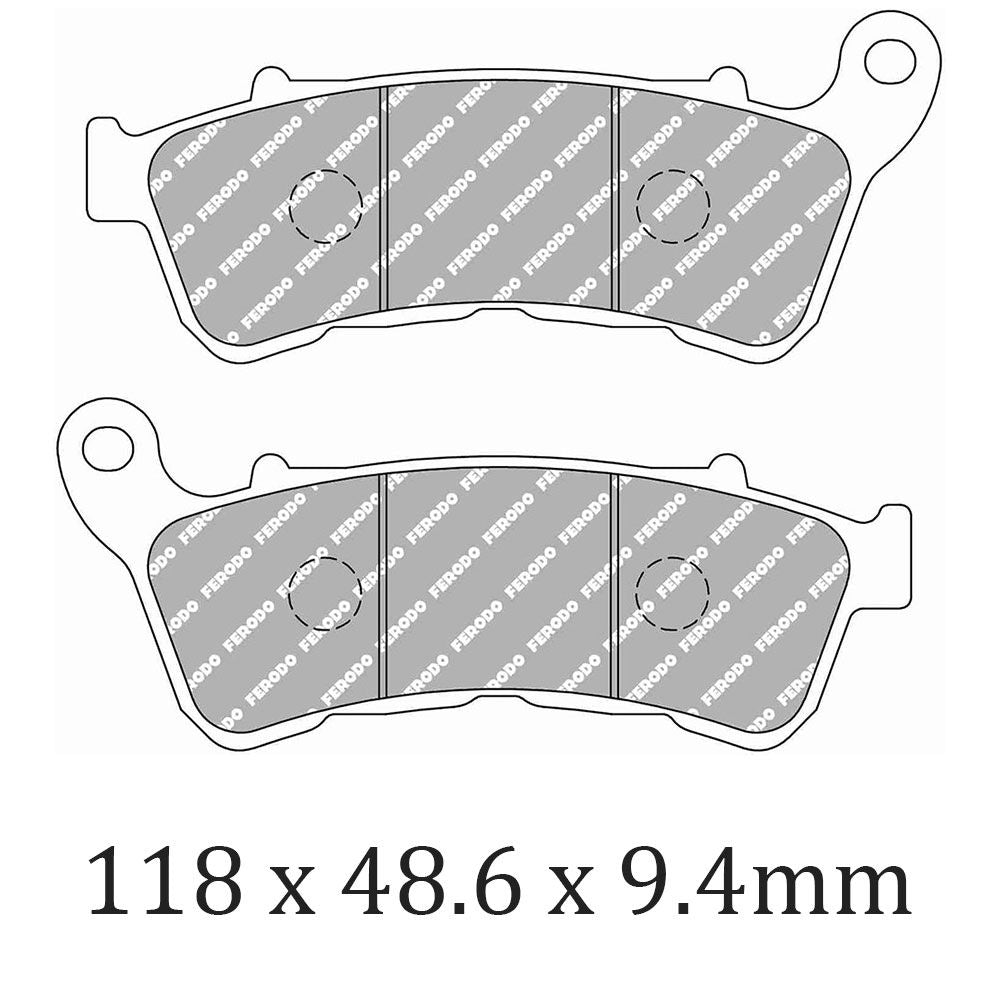 Ferodo FDB2299ST Sinter Grip ST Road Series Sintered Metal Compound Brake Pads
