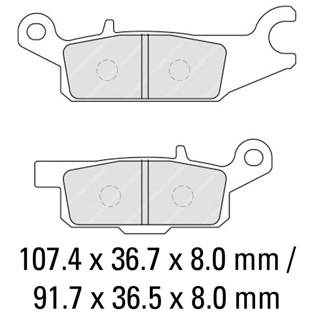 Ferodo FDB2231SG Sinter Grip SG Off-Road Series Sintered Metal Compound Brake Pads
