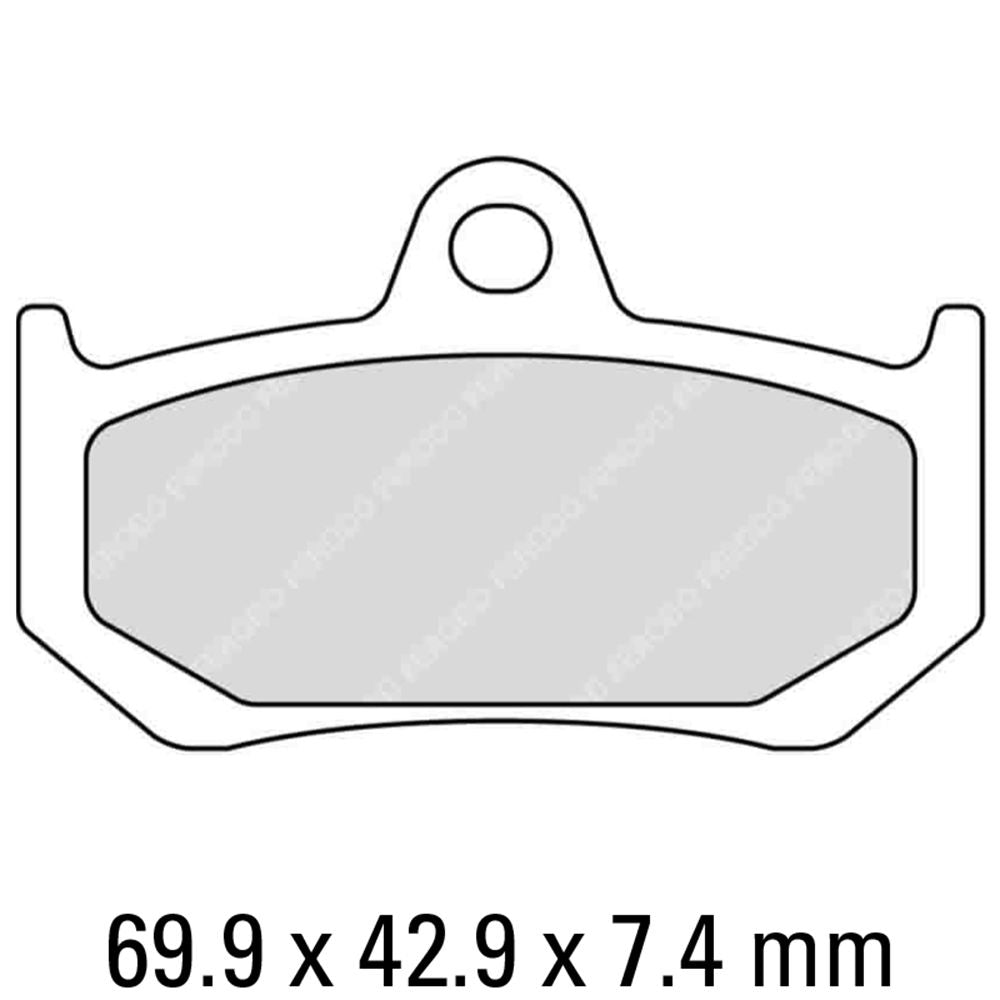Ferodo FDB2198ST Sinter Grip ST Road Series Sintered Metal Compound Brake Pads