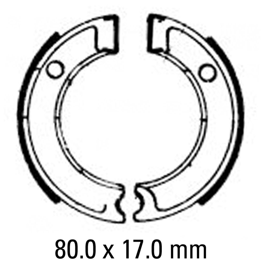 Ferodo FSB730 Organic Compound Brake Shoes