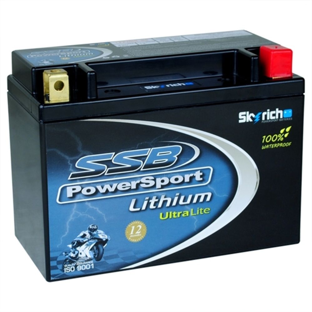 SSB LFP20HL-BS PowerSport UltraLite 12V 7Ah/420CCA Lithium Battery