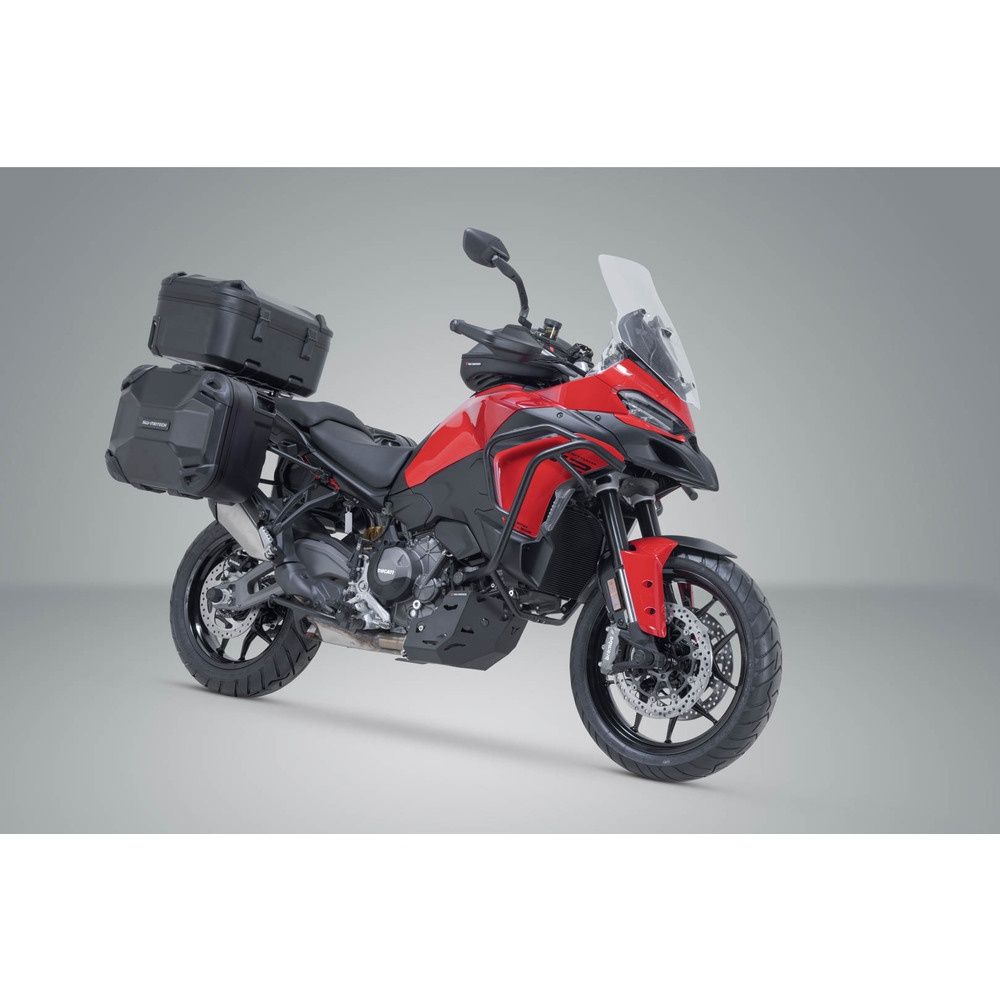SW-Motech SW-ADV2280766000-B DUSC Black Adventure Luggage Set w/XL Top Case for Ducati Multistrada V2/Multistrada V2 S 24-Up