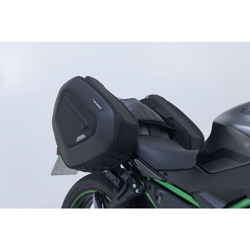 SW-Motech SW-BCHTA0874036400 PRO BLAZE H Black Saddlebag Set for Kawasaki Z650/Ninja 650 16-Up
