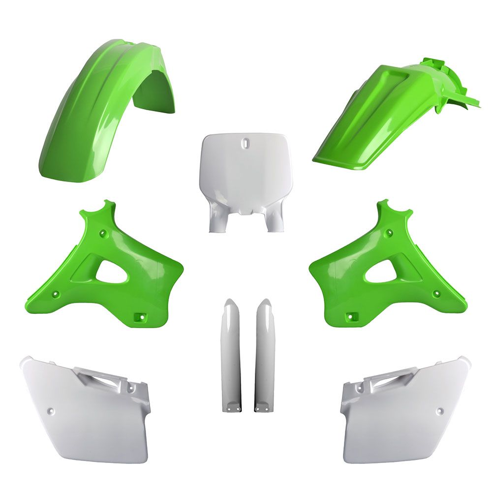 Polisport MX Plastic Kit OEM Colours for Kawasaki KX125/KX250 96-98
